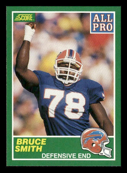 1989 Score #307 Bruce Smith Buffalo Bills
