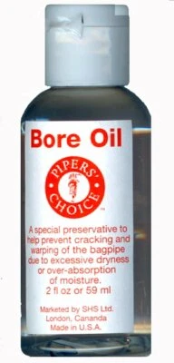 Bagpipe Bore Oil Bagpipes by Pipers Choice Pipes