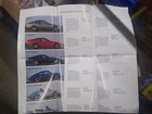 Porsche Range Brochure 1986 - Large Fold Out Poster 944 Turbo