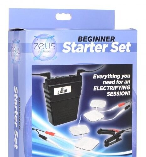 Zeus Beginner E-Stim Kit Massage Pads Electro Massager Electronic Stimulation NR - 第 1/10 張圖片