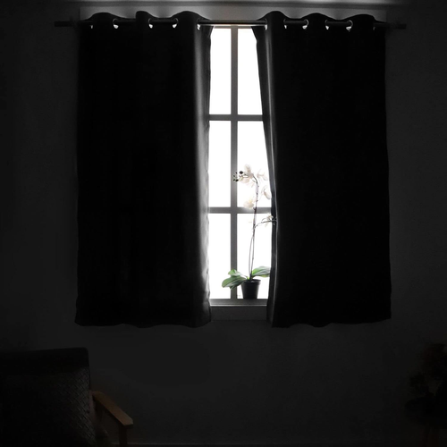 Blackout Curtains for Bedroom 63 Inches Long Insulated Room Darkening Window - Picture 2 of 12