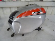 Serbatoio benzina E. Cagiva Alazzurra 650 Ducati Pantah argento serbatoio carburante