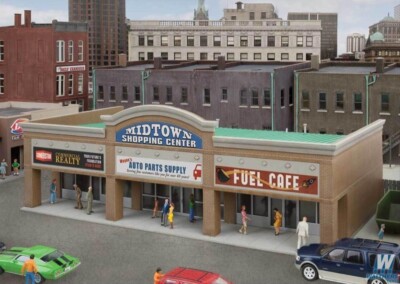 Walthers Cornerstone 933-4116 Modern Shopping Centre Kit OO/HO Neu