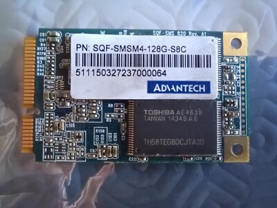 ADVANTECH SQF-SMSM4-128G-SBE Flash Disk, Solid State Disk, SQFlash mSATA 640 128