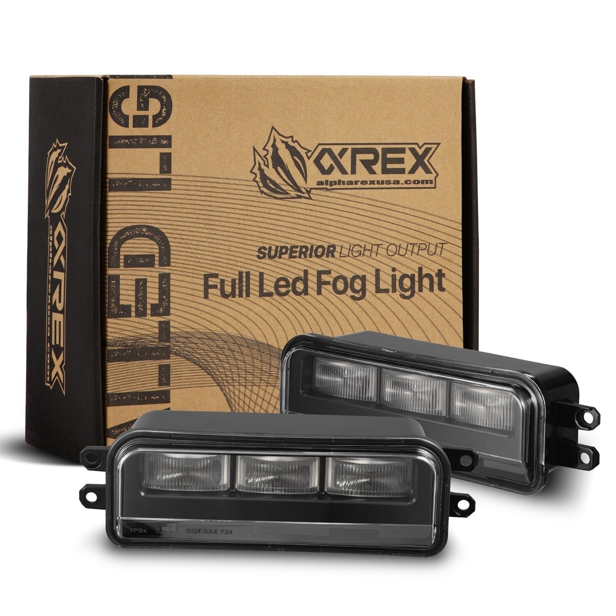 AlphaRex Dual Color LED Fog Lights For 2024-2025 Toyota Tacoma 22