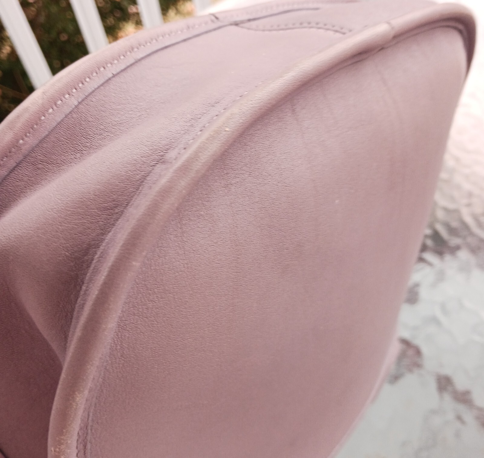 Coach 9034 RARE Vintage 1990's Lavender Purple Ergo Flap Leather Shoulder Bag image 9