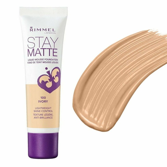 rimmel stay matte foundation 100 ivory