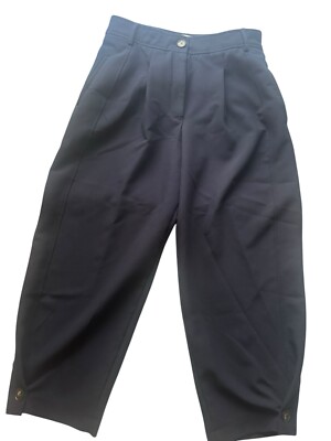 ZARA Women Pants Grupo Inditex Casual Wear Navy Blue Size US Large