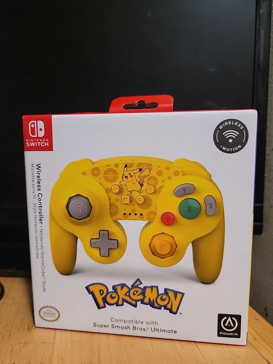 PowerA Nintendo GameCube Style Pok mon Pikachu Switch Controller NEW Sealed