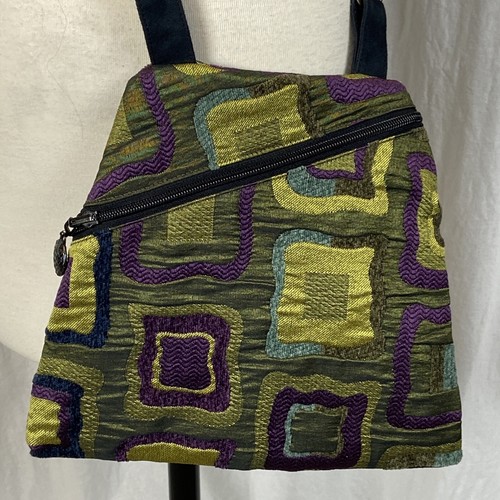 Trimsin fabric purse satchel crossbody small - Picture 2 of 8