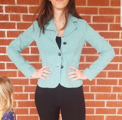 Mossimo Light Green Corduroy Jacket 