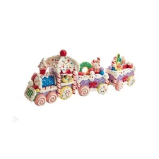 Kurt S. Adler Claydough Gingerbread and Candy Train Set, 14.4"