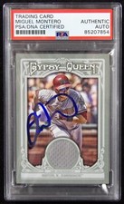 Miguel Montero Signed 2013 Topps Gypsy Queen Relic Card #GQR-MM PSA Authentic