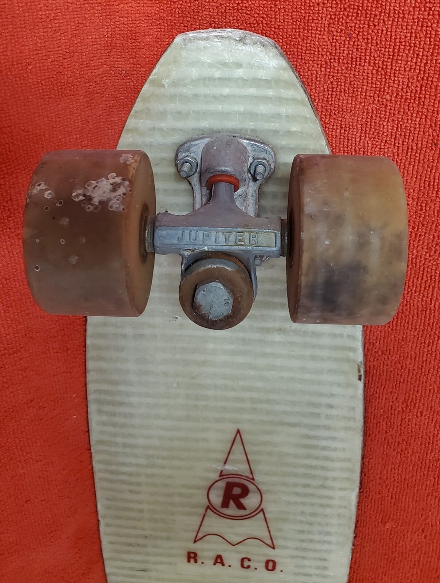 VINTAGE 1970s Budweiser Fiberglass Skateboard WHITTIER, CA