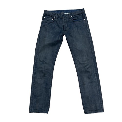 DIOR HOMME Mens Skinny Mona Lisa Jeans Black Stretch Denim Size 29