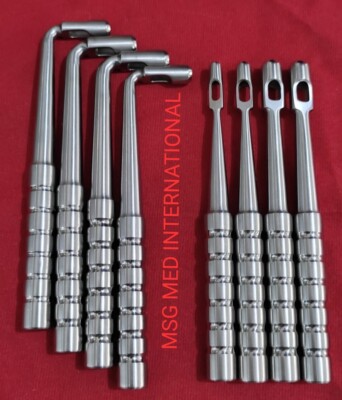 Professional Dental Implants Tissue Punch Handle Kit Stainless Steel 8PCS Offer