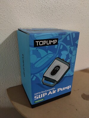 TOPUMP 20PSI Rechargeable Sup Air Pump TPS260
