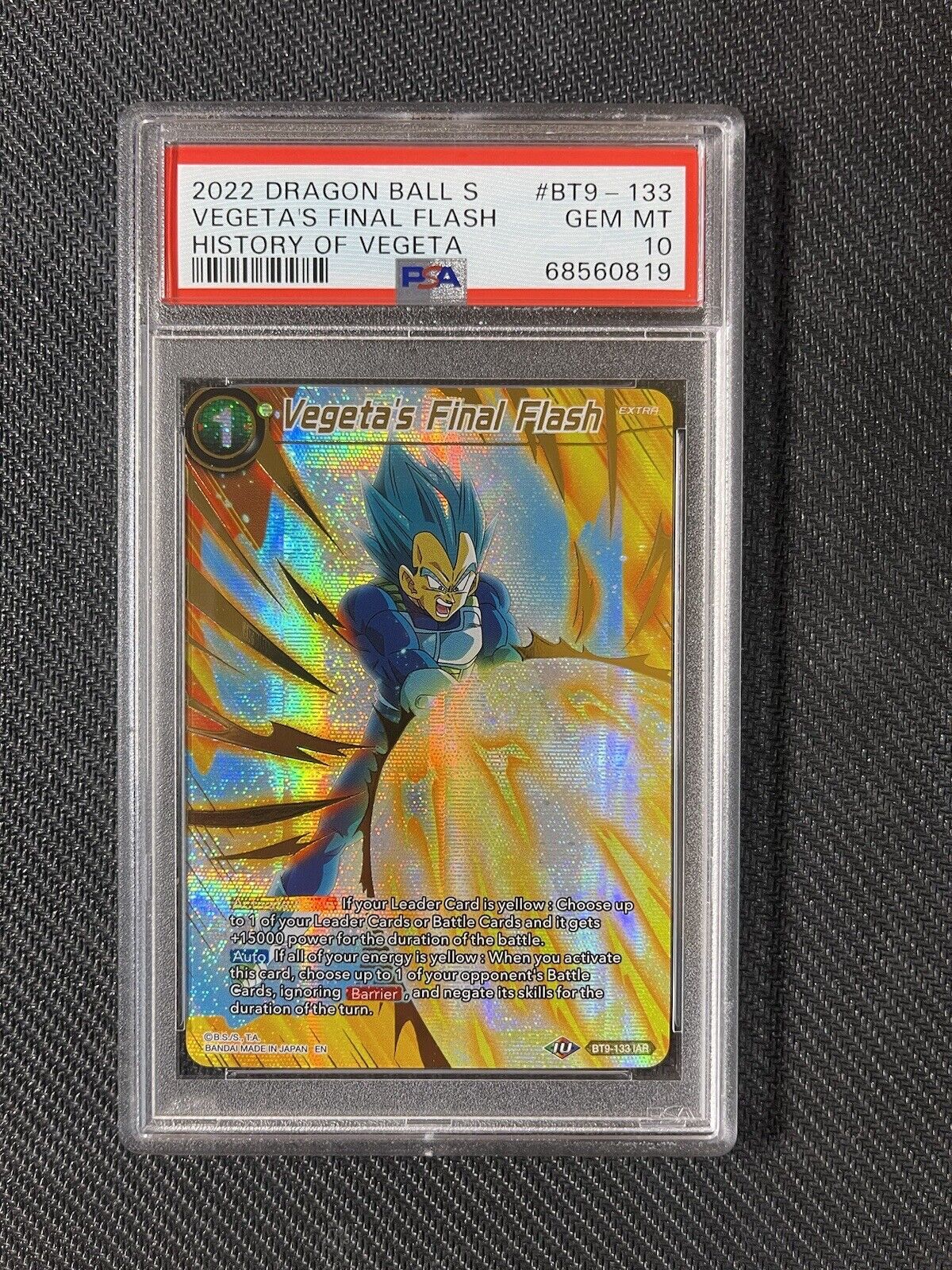 Vegeta's Final Flash (Alternate Art Foil)