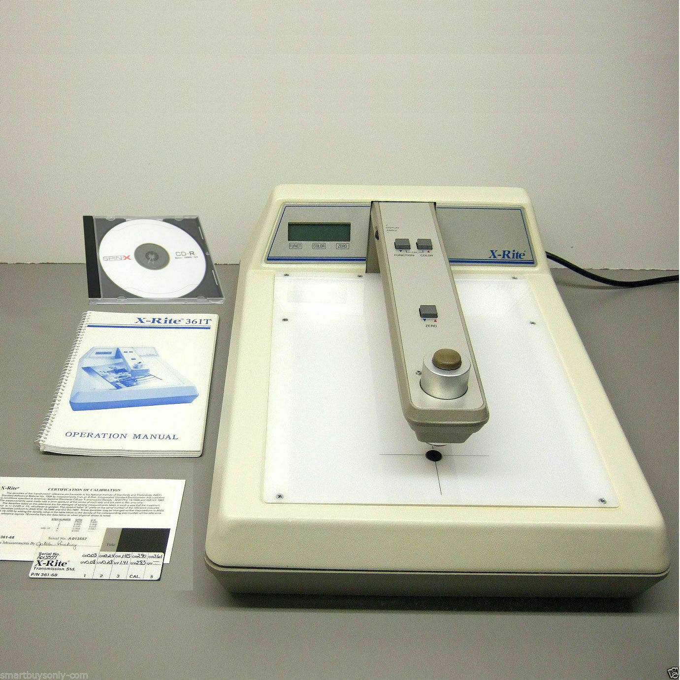 Xrite 361T Transmission Densitometer Excellent Condition Xrite W/Calib