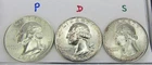 1944 P D S Washington Quarter  Collection Lot Set