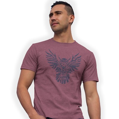 Eulenflügel Spread T-Shirt Eulen Greifvögel Falkenauge 360 Greifvogel Geschenk 