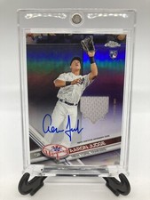 Aaron Judge Auto SP /30 Relic Card Autograph 2020 Topps Chrome Pop Yankees USA