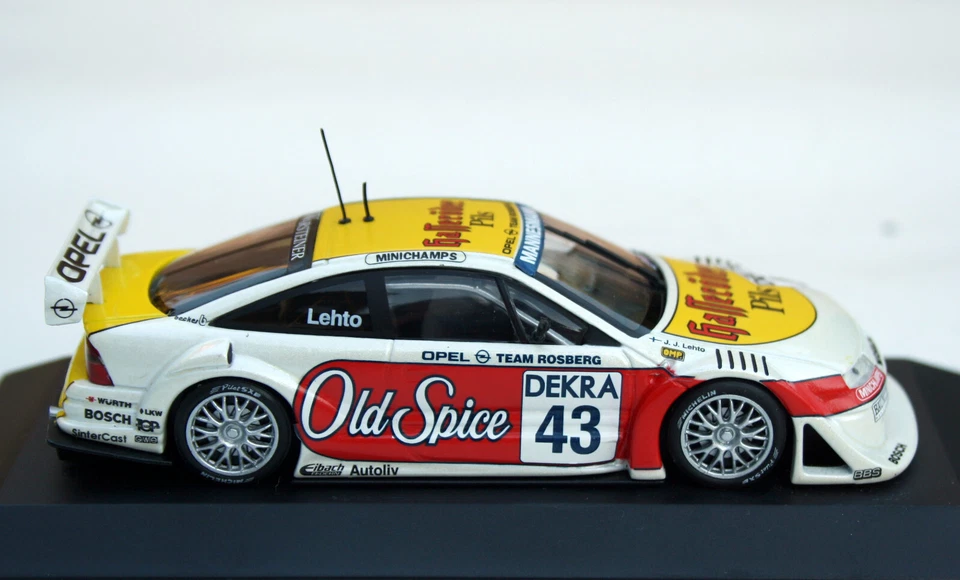 Opel Calibra V6 4X4 DTM 1996 #43 Team Rosberg J.J. Llehto, Minichamps In M. 1:43 - Immagine 3 di 4
