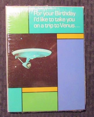 1976 STAR TREK Birthday Greeting Cards w/ Envelopes SEALED Lot of 5 ...