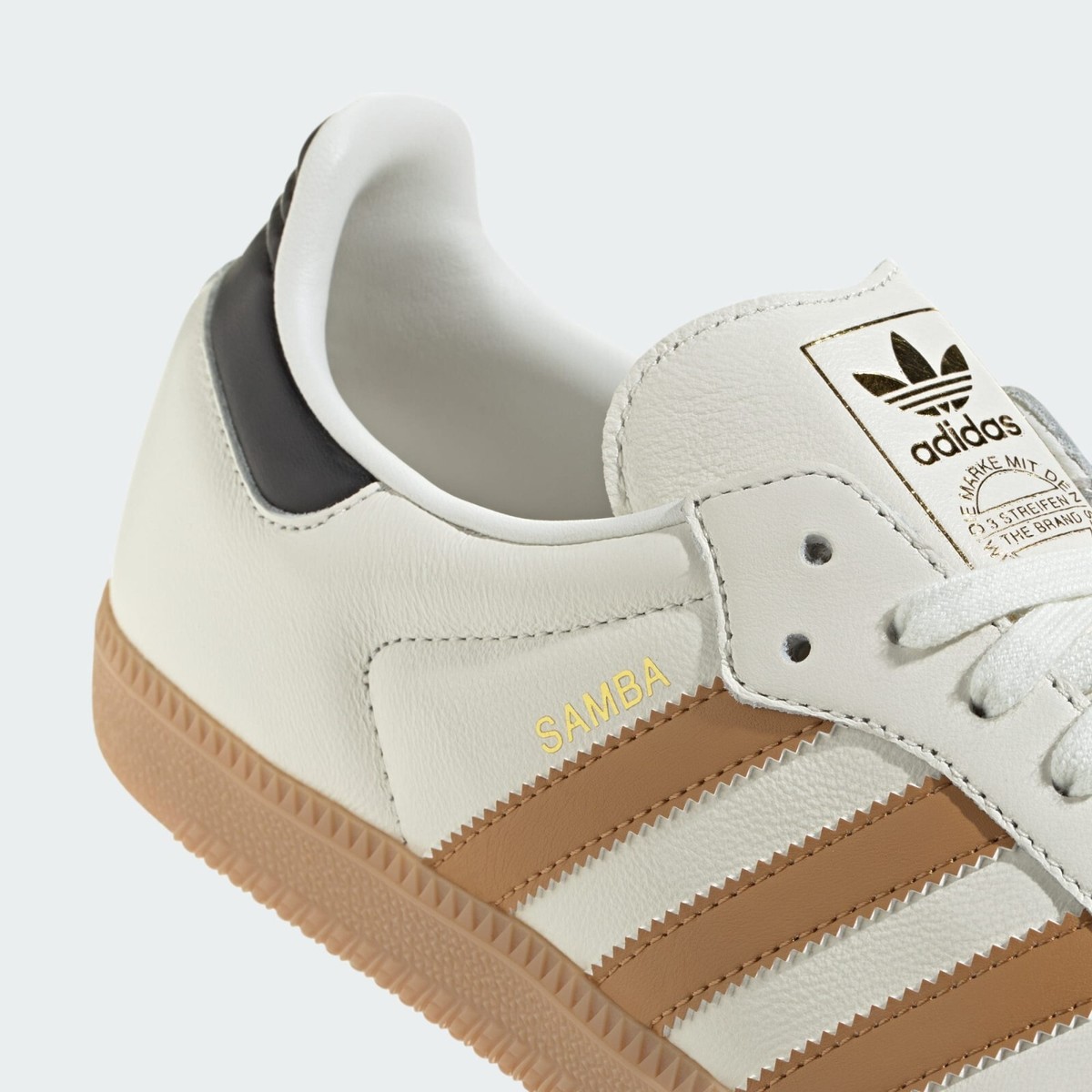 Adidas Samba OG Shoes Original Sneakers Off White/Mesa/Gum
