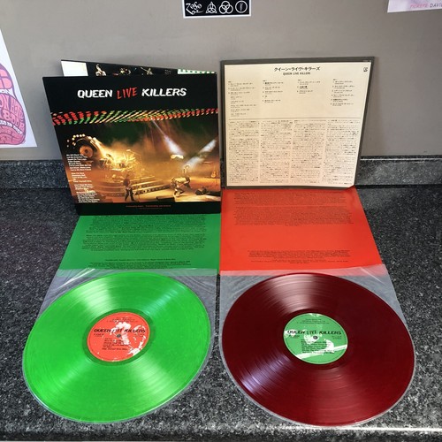 DOUBLE COLOURED VINYL QUEEN LIVE KILLERS P-5567-8E JAPAN 1ST PRESS NM-/NM- - Picture 7 of 24