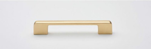 4PC x Kitchen Square Handle Pull Gold Brushed Satin Brass for Cabinet Drawer - Picture 6 of 14