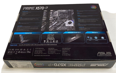 Asus Prime X570-P AM4 PCIe 4.0 Motherboard Ryzen 5000/5000G