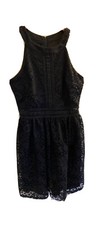 BY & BY Beautiful Lace Women's Princess Black Color Sleeveless Dress Sz 9 B2