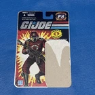 GI Joe 25th Anniversary FILE CARD BACK 2007 Cobra Elite Trooper Crimson Guard