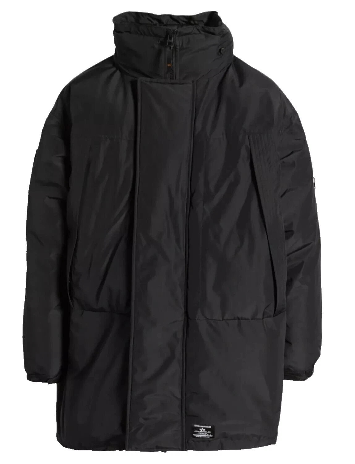 Alpha Parkas abrigos, chaquetas y chalecos sólidos para hombres