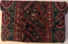 Vera Bradley Retired Rare Burgundy Paisley Credit Card Case