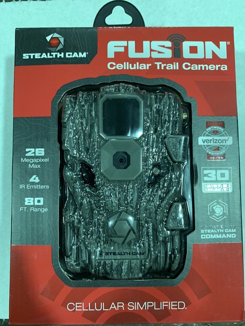 Stealth Cam Fusion Verizon Wireless 26mp Cellular Trail ...