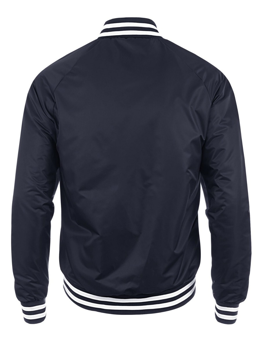 New Men's Premium Classic Snap Button Vintage Baseball Letterman Varsity Jacket 3