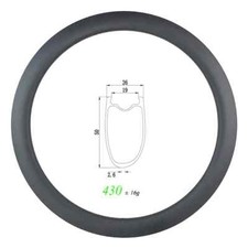 700c Asymmetric Carbon Rims Cyclocross Road Gravel Bike Wheel 21H 24H 28H 32H