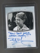 2020 Twilight Zone Archives AI-23 Bill Mumy auto. card with inscription.