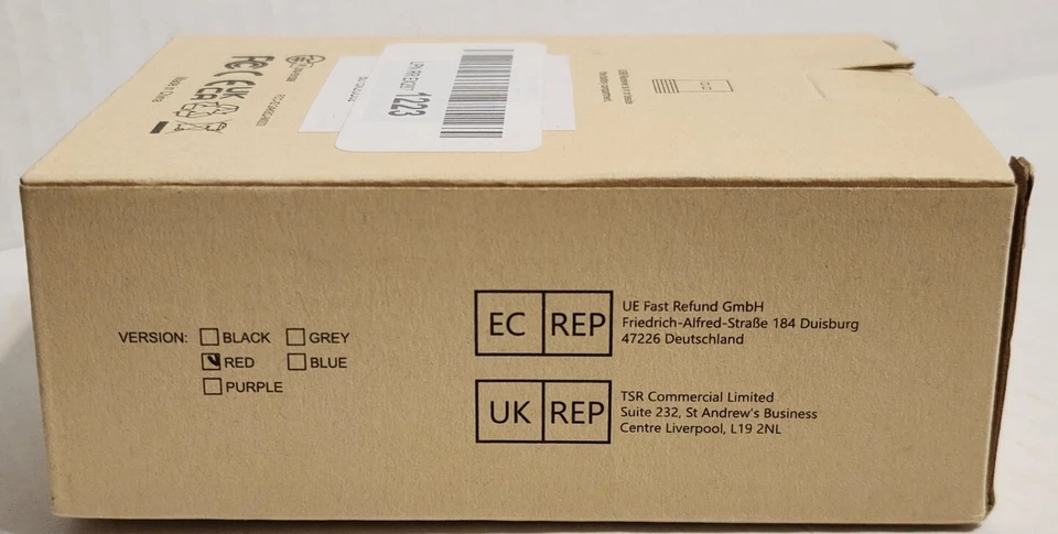 Tecknet Cordless Wireless Optical RED COLOR ComputerMouse Model:M003 BATTERY AAA - Image 4 of 4