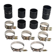 Intercooler Hose Boot Kit w/ Clamp for Ford F250 F350 7.3L Diesel 1999.5-2003