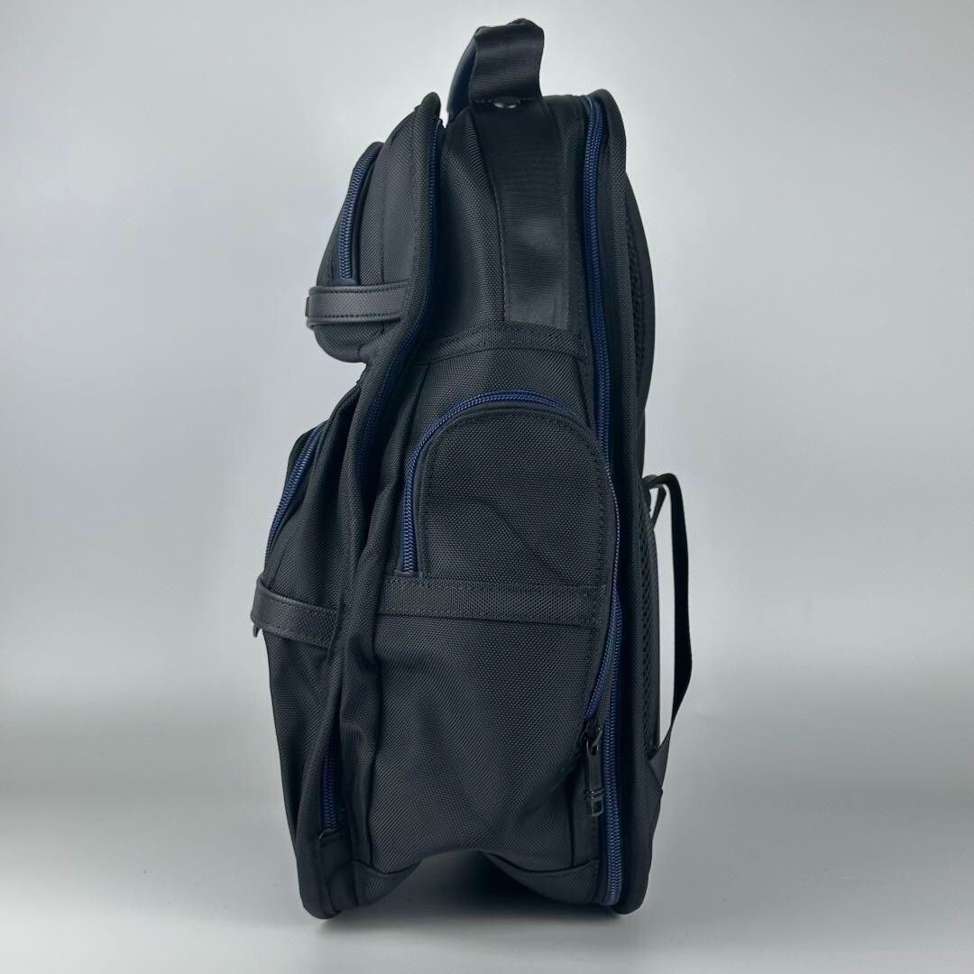 Tumi Alpha 3 Backpack Shoulder Bag Business Sports Nylon Blue Line Tumi Alpha 3 Backpack Shoulder Bag Business Sports Nylon Blue Line