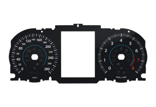 For Jaguar XF, XE - Speedometer Dials from MPH to Km/h Cluster Gauges - Picture 2 of 6