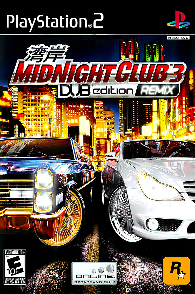 Midnight Club 3 Dub Edition Remix PS2 BOX ART Premium POSTER MADE