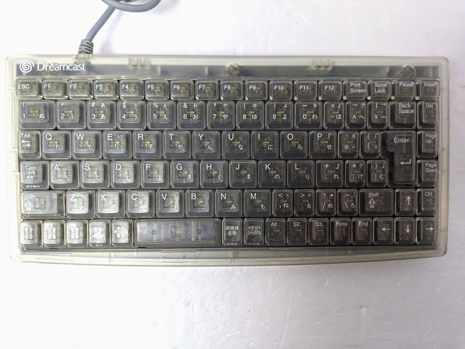 Dreamcast KEYBOARD Skeleton HKT-4000 SEGA DC Japan - Image 3 of 4