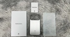 RIMOWA For Apple iPhone 17 Pro Max Silver Aluminium Phone Case