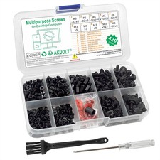 420pcs Computer Screws, PC Assembling Standoff Set, Motherboard, Case, Drive