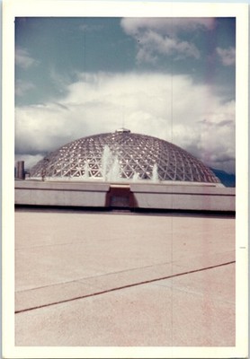 1970s Geodesic Dome Architecture Queen Elizabeth Park Vintage Photo