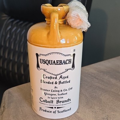 Usquaebach 2014 Release Blended Scotch Whisky Ceramic Jug Bottle, Distillery-NEW